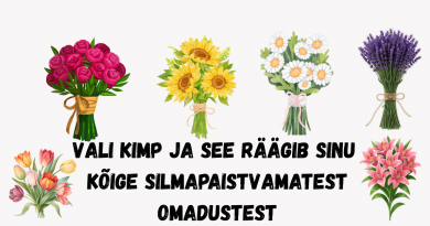 Valige kimp, ja see rääkib teie kõige silmapaistvamatest omadustest