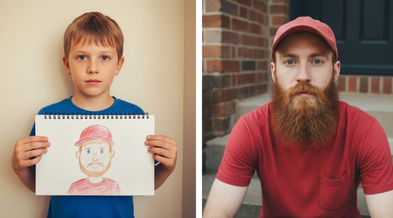 Poeg joonistas pool aastat ühte ja sama võõrast meest. Ühel päeval hommikul koputas too meie uksele Poeg joonistas pool aastat ühte ja sama võõrast meest. Ühel päeval hommikul koputas too meie uksele