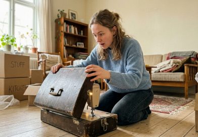 Vanaema jättis maja naabrile, aga mulle — ainult vana õmblusmasina. Kuid selle alt leidsin võtme ja märkme