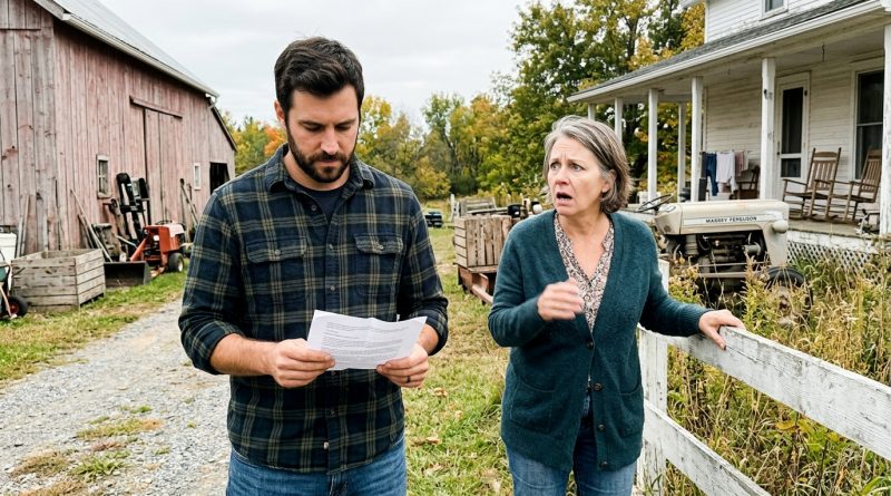 Minu tädi üritas meid vanaisa farmist välja tõsta – aga siis ütles advokaat ühe lause, mis muutis tema näo kahvatuks
