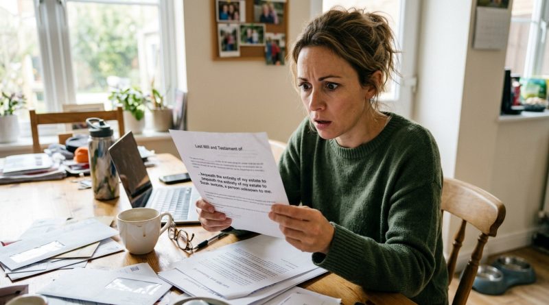 Minu isa jättis testamendi. Kogu pärand läks naisele, keda ma polnud kunagi kuulnud.