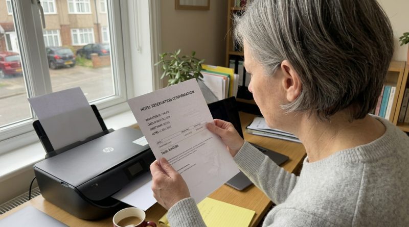 Minu abikaasa ütles mulle, et läheb kolmeks päevaks töökonverentsile. Meie jagatud printerist leidsin hotelli broneeringu — see oli üheks ööks, mitte kolmeks.