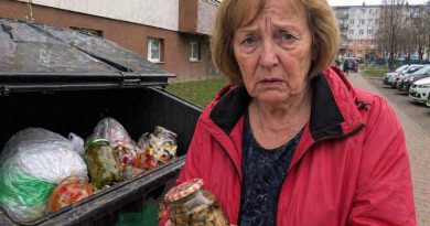 Olen 72-aastane. Ja eelmisel pühapäeval leidsin oma konservipurgid prahikastist oma poja maja alt…