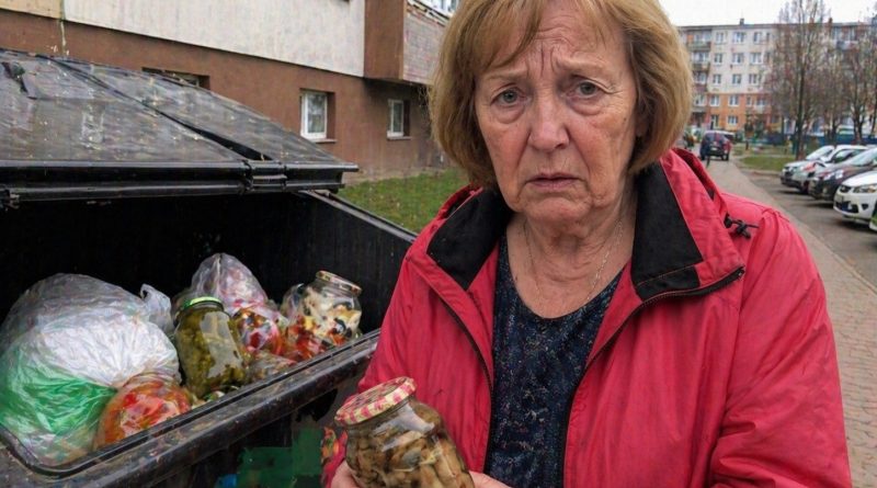 Olen 72-aastane. Ja eelmisel pühapäeval leidsin oma konservipurgid prahikastist oma poja maja alt…