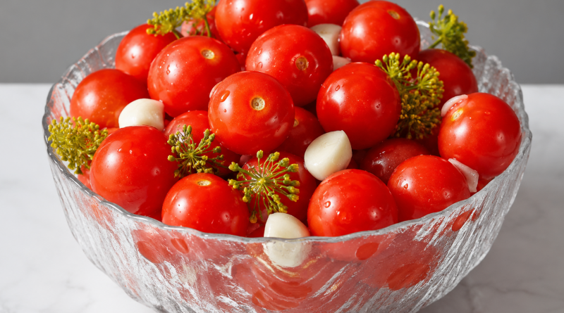 Kõige lihtsam kergelt soolatud tomatite retsept: maitsev, kiire ja väga aromaatne Kõige lihtsam kergelt soolatud tomatite retsept: maitsev, kiire ja väga aromaatne