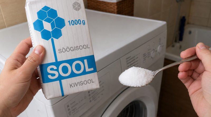 Piisab ühest supilusikatäiest: miks mõned perenaised lisavad pesemisel soola