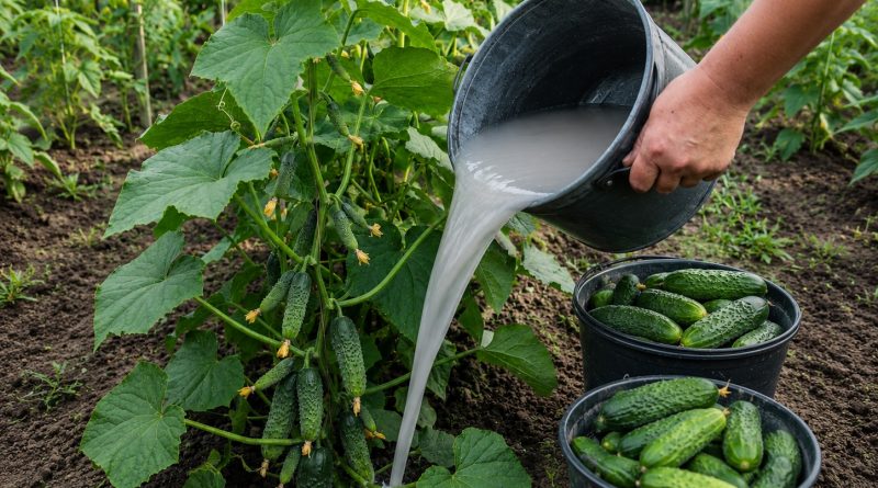 Et kurgid kannaksid vilja sügiseni, kastke neid selle lahusega