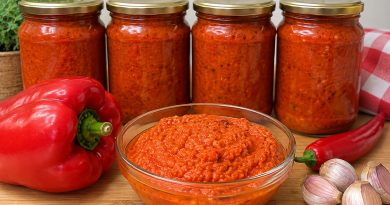 Parim paprikahoidis talveks: Serbia ajvar. Aroom on lihtsalt võrratu!