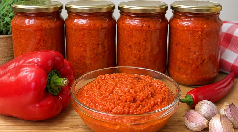 Parim paprikahoidis talveks: Serbia ajvar. Aroom on lihtsalt võrratu!